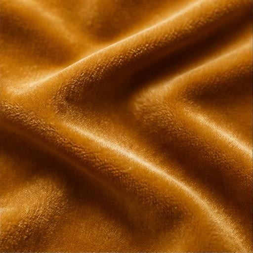 Amber Sheen Plush pile velvet upholstery fabric close-up
